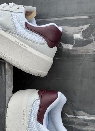 Женские кроссовки new balance ct 302 white brown / smb8 фото