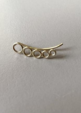 Минималистичная серебряная моносежка asos