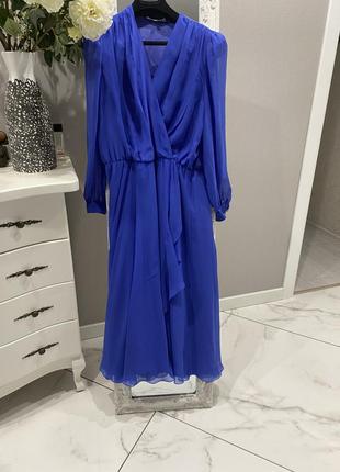 Шифоновое платье большого размера