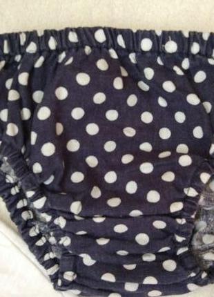 Комплект набір сукня туніка, джегинсы і трусики під памперс на 3-9 міс:5 фото