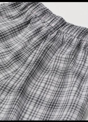 H&m актуальні штани в клітинку з високою посадкою трендові брюки10 фото