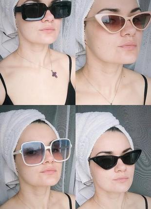 В наличии трендовые стильные очки, несколько форм. универсальные