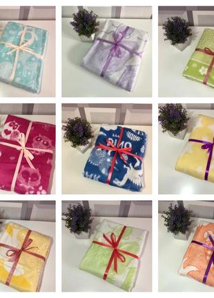 Дитяча байкова ковдра 100*140