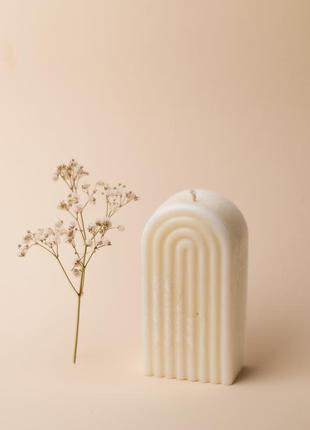 Интерьерная свеча арка, в форме арки