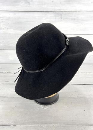 Шляпа стильная фетровая promod, черный