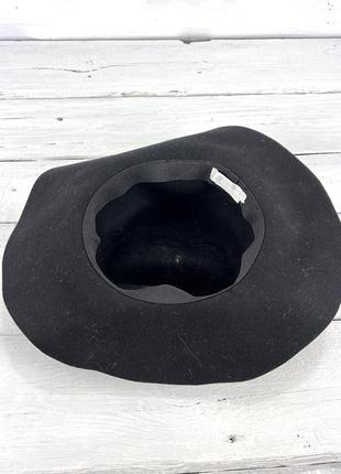 Шляпа стильная фетровая promod, черный6 фото