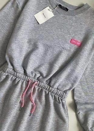 Нова трендова сукня свитшот bershka 2