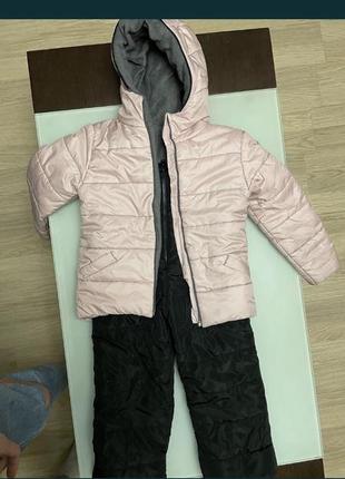 Детский зимний костюм (комбинезон и куртка)