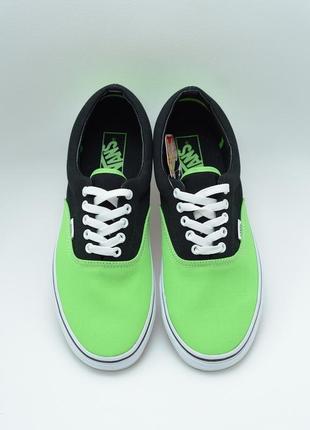 Vans era (2 tone) black/green flash новые в коробке размер us10 (43) 28см6 фото