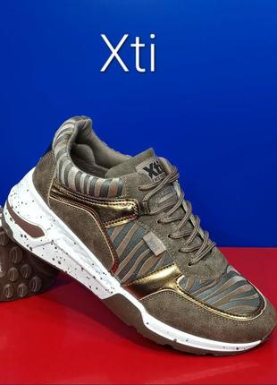 Женские кроссовки xti footwear bronze