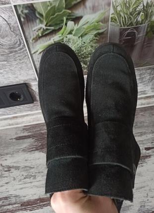 Комфортні черевики на ліпучках на широку стопу, теплі португалія texon7 фото