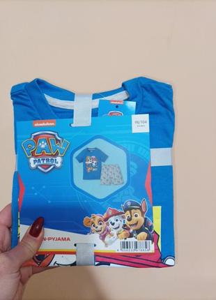 Пижама для мальчика  paw patrol.2 фото