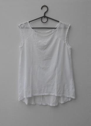 Летняя легкая хлопковая блузка1 фото