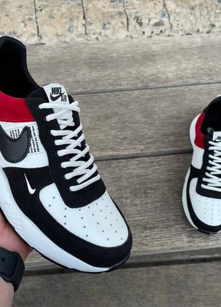 Мужские кожаные кроссовки nike men мужественные кожаные кроссовки нубук натуральный3 фото