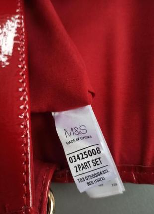 Сумка красная лаковая m&s7 фото