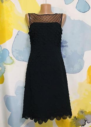 Прекрасна стильна чорна брендова сукня karen millen