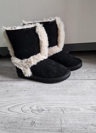 Угги сапожки замшевые river island