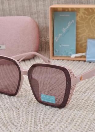 Фирменные солнцезащитные  очки  rita bradley polarized rb730 с глиттером