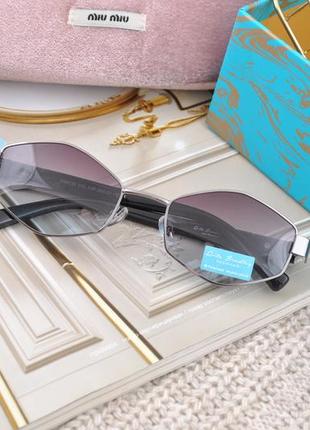 Фирменные солнцезащитные  очки  rita bradley polarized rb8125 узкие3 фото