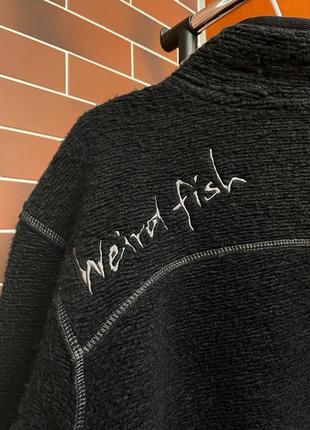 Необычная rare шерпаweird fish fishbone черная невинная рыба patagonia тедди флиска нестандартная интересная3 фото