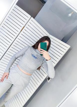 Топ в рубчик от missguided  с длинными рукавами