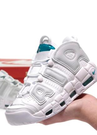 Женские кроссовки nike air more uptempo grey white 36-37-38-39-40-41