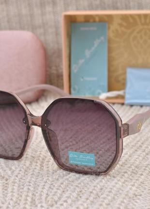 Фирменные солнцезащитные  очки  rita bradley polarized rb729 в прозрачной оправе