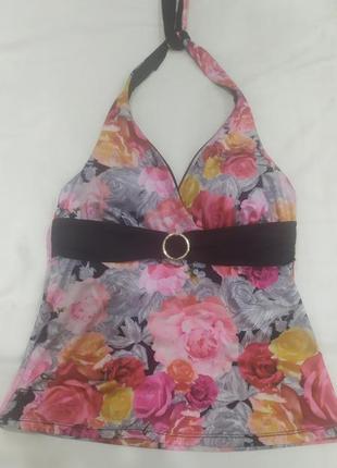 Топ купальника цветы 36/38