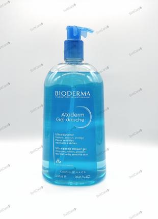 Bioderma atoderm gentle shower gel гель 1 л