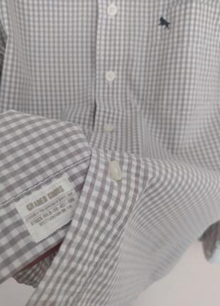 Рубашка в клетку h&m, рост 158 4