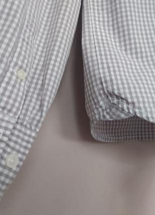Рубашка в клетку h&m, рост 158 9
