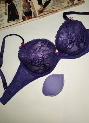 Кружевный бюстгалтер из пуш ап ann summers, eur 75d