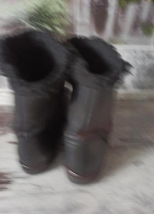 Шкіряні теплі чоботи tamaris6 фото