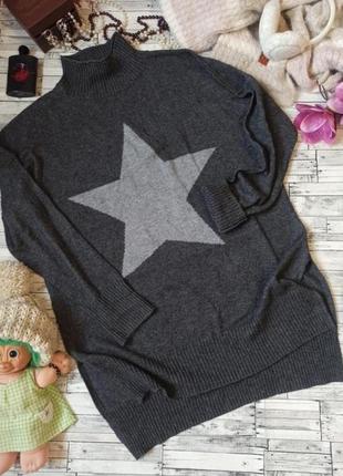 Длинный тёплый свитер кофта туника 12 размера  м