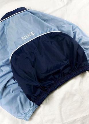 Ветровка nike винтажная синяя куртка мужская2 фото