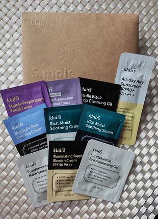 Набор пробников klairs, 10 штук