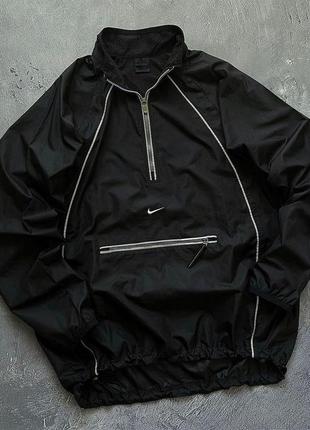 Анорак nike винтажный черная куртка мужская1 фото