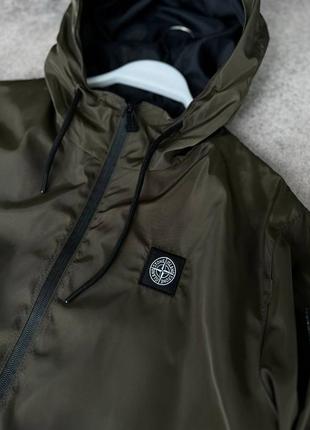 Топова куртка/ вітровка stone island на весну3 фото