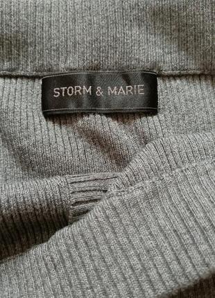 Серая вязаная юбка от storm &amp; marie2 фото