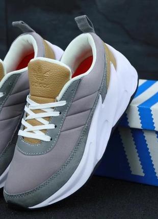 Мужские кроссовки adidas sharks grey beige