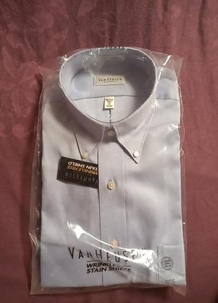 Рубашка нова vanheusen 16.   32/33