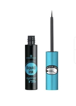 Підводка для очей essence liquid ink eyeliner waterproof чорний 3 мл