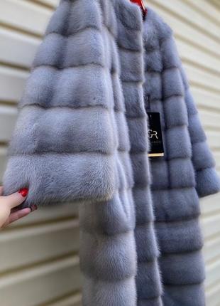 Шикарная шуба норка blue irish поперечка greek fur2 фото