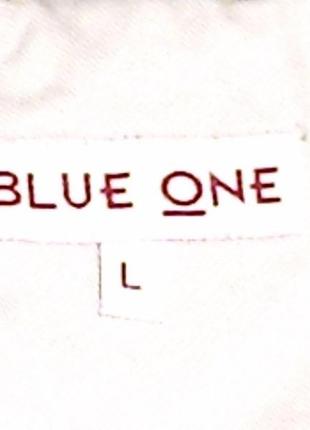 Светлая коттоновая куртка размер l blue one2 фото