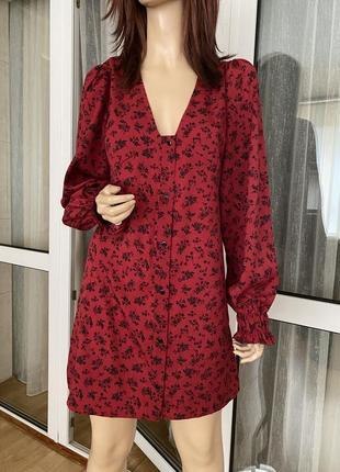 Коротка сукня в квіти boohoo