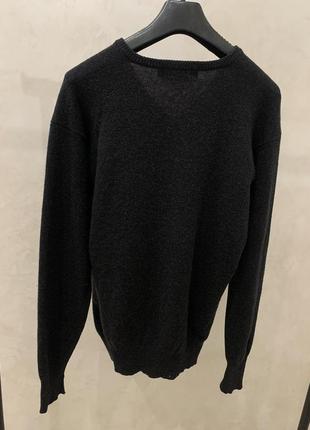 Джемпер polo ralph lauren свитер винтажный шерстяной свитшот серый мужской4 фото