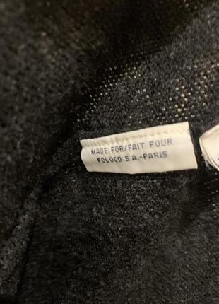 Джемпер polo ralph lauren свитер винтажный шерстяной свитшот серый мужской6 фото