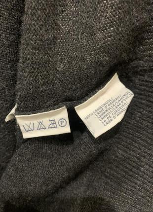 Джемпер polo ralph lauren свитер винтажный шерстяной свитшот серый мужской5 фото