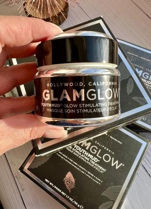 🖤glamglow youthmud glow stimulating treatment грязновато очищуюча та омолоджча маска для обличчя