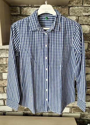 Фірмова італійська хлопкова жіноча сорочка united colors of benetton! оригінал!